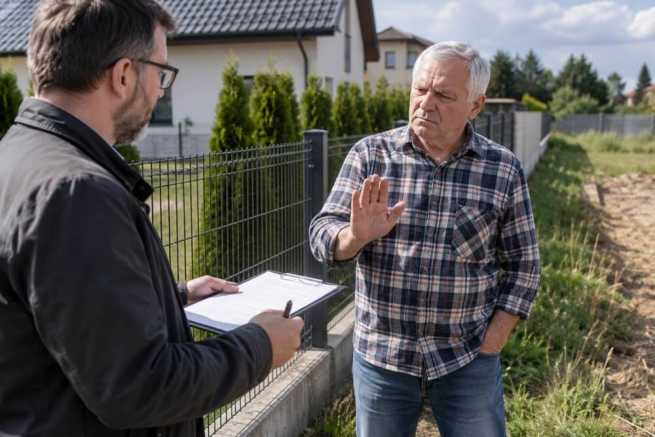 Odmowa podpisania protokołu granicznego przez sąsiada – co dalej?
